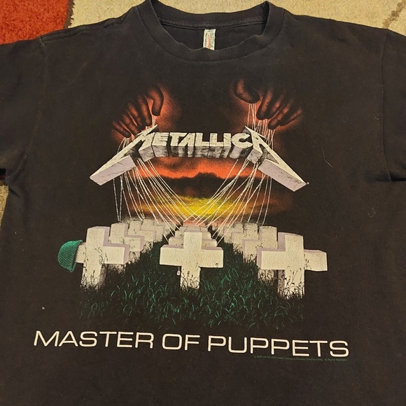 Metallica Master of Puppets 2006 black Tee Size Large - Picture 2 of 9